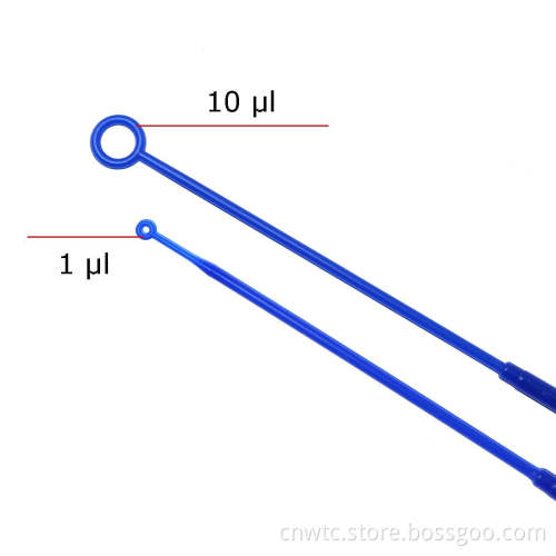 High Quality 1ul & 10ul Inoculation Loops for Petri Dish